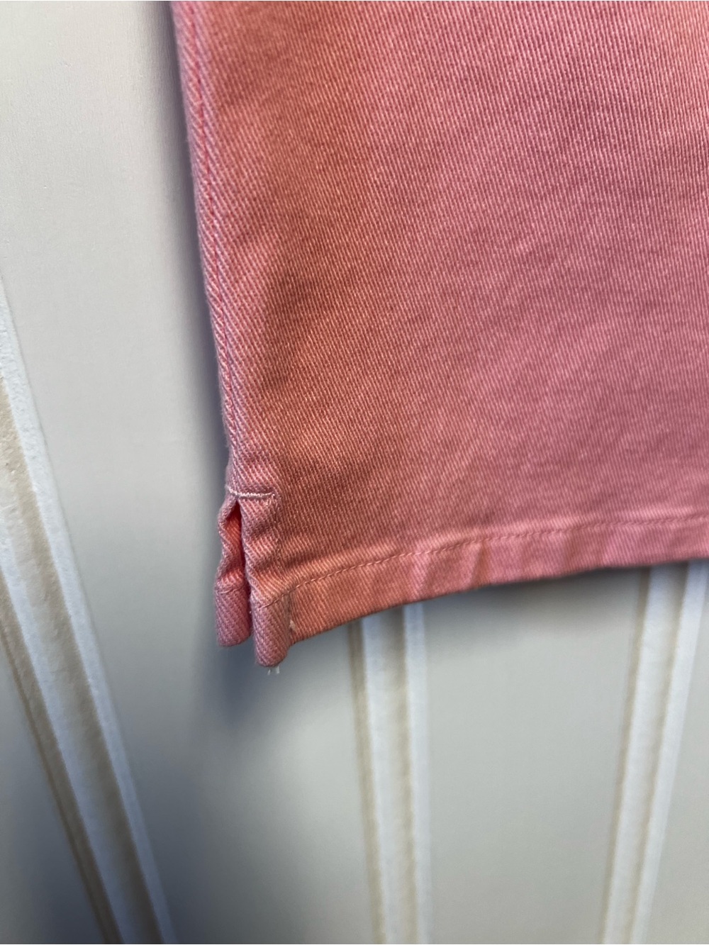 VTG Lauren Jeans Co Ralph Lauren Pink Denim Capri Pants Y2K Barbiecore size 8 - Picture 3 of 7